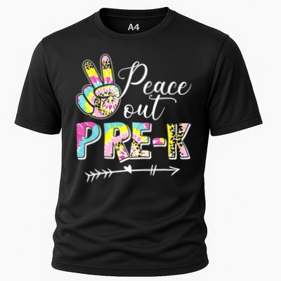 Tie Dye Peace Out PreK Last Day Of School Summer Beach Performance Shirt