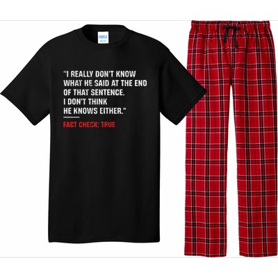 Trump Debate Quote Presidential Debate 2024 Pajama Set