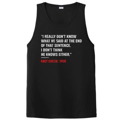 Trump Debate Quote Presidential Debate 2024 PosiCharge Competitor Tank