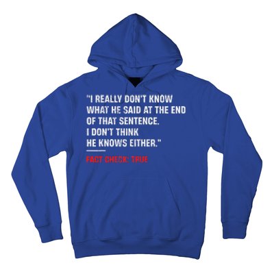 Trump Debate Quote Presidential Debate 2024 Hoodie