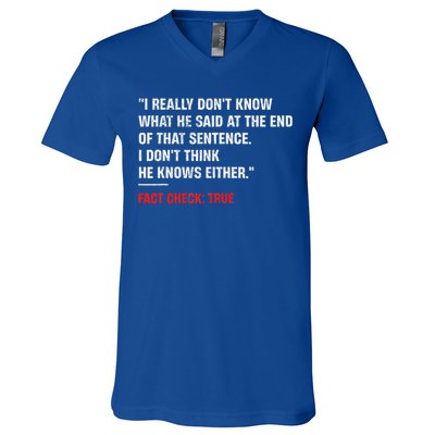 Trump Debate Quote Presidential Debate 2024 V-Neck T-Shirt