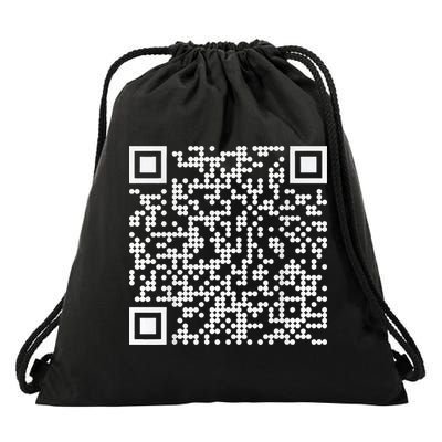 Trump Dance Qr Funny President Trump Dancing Code Drawstring Bag