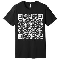 Trump Dance Qr Funny President Trump Dancing Code Premium T-Shirt