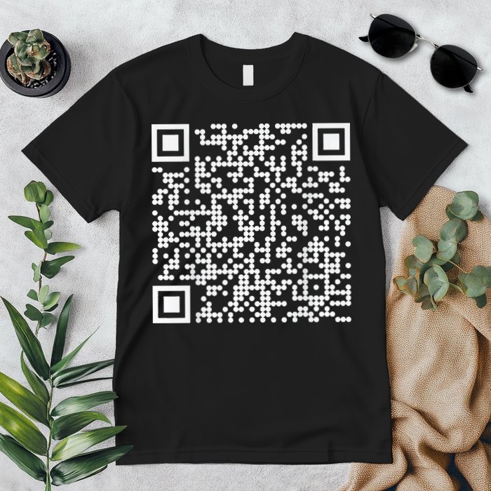 Trump Dance Qr Funny President Trump Dancing Code Premium T-Shirt