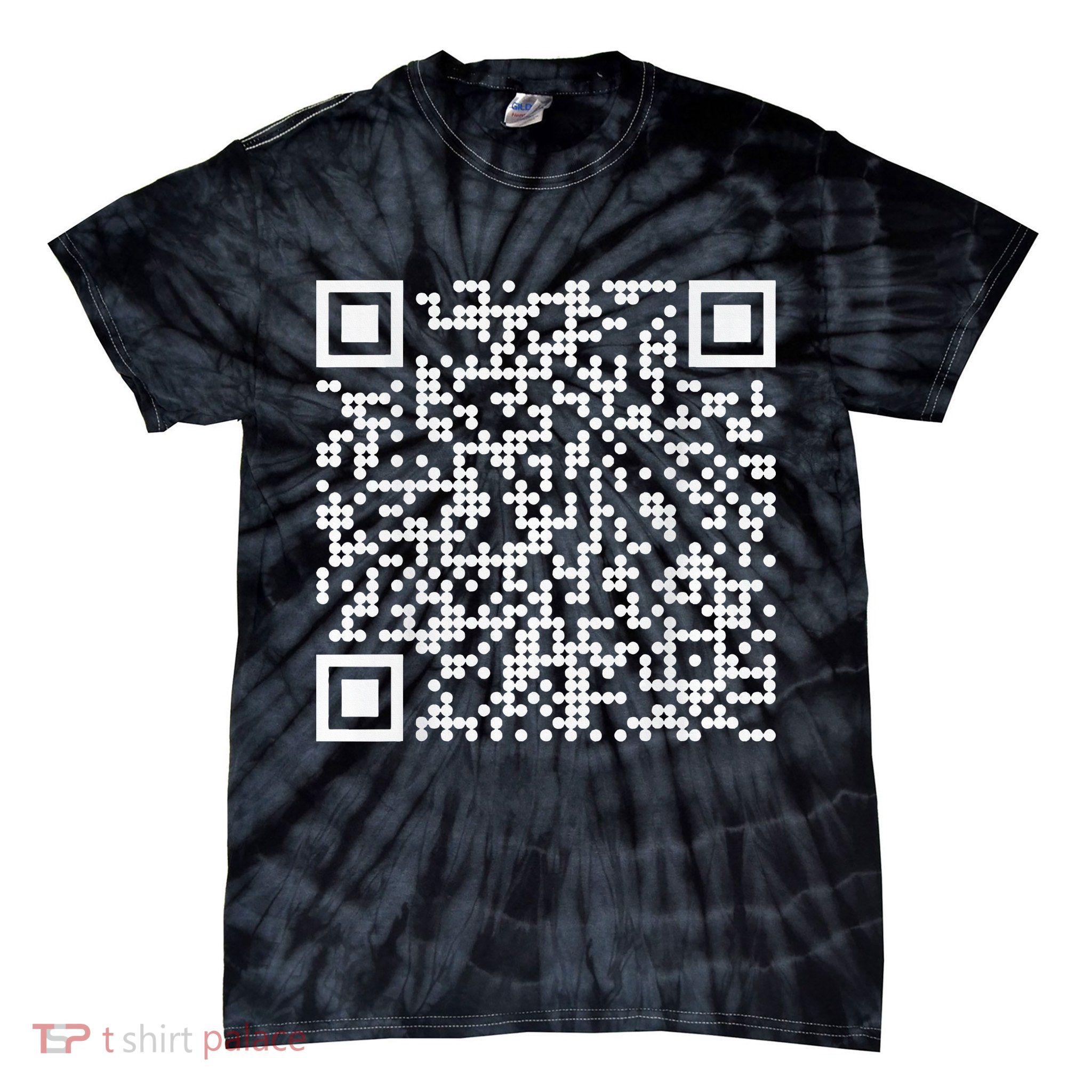 Trump Dance Qr Funny President Trump Dancing Code Tie-Dye T-Shirt