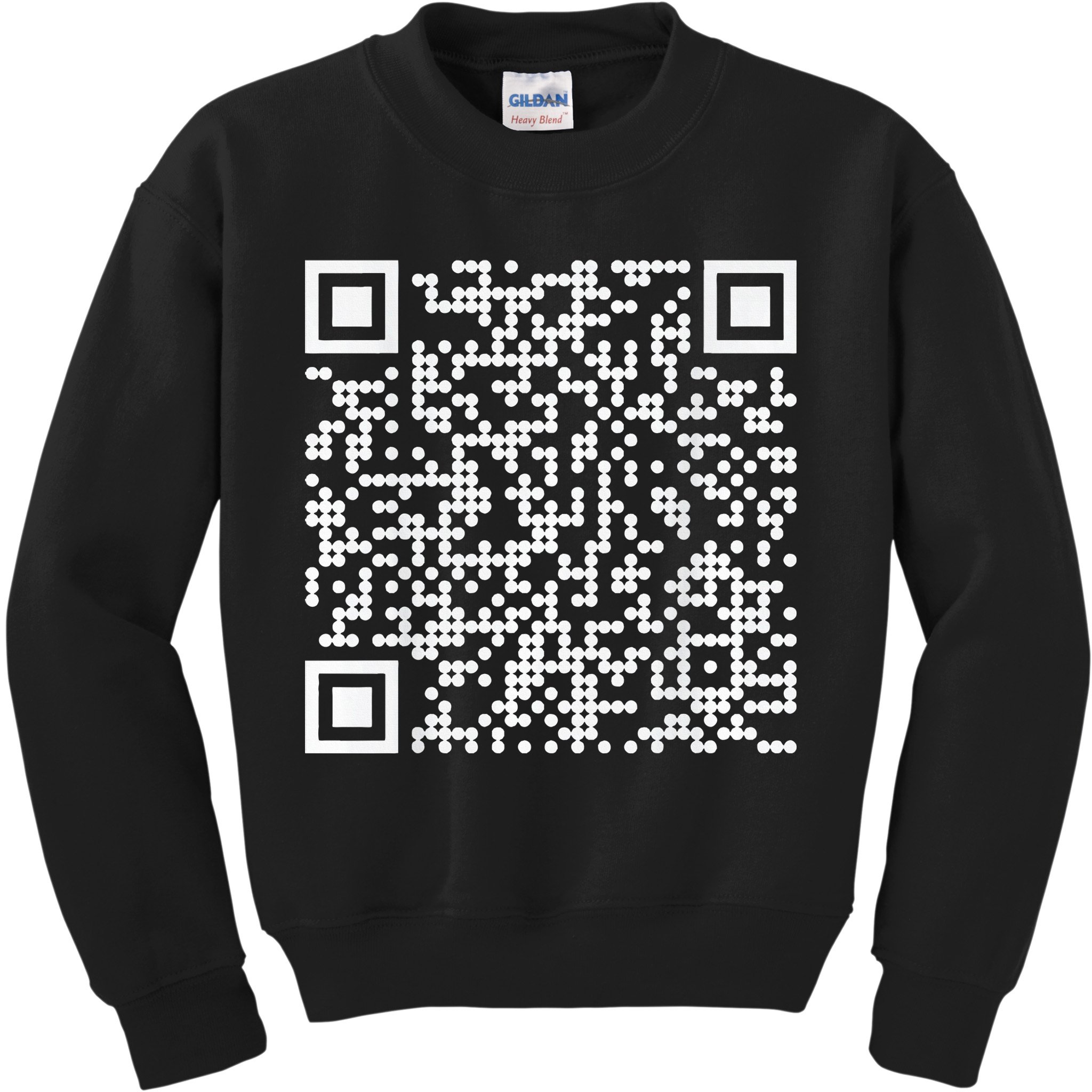 Trump Dance Qr Funny President Trump Dancing Code Kids Sweatshirt