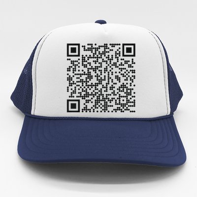 Trump Dance Qr Funny President Trump Dancing Code Trucker Hat