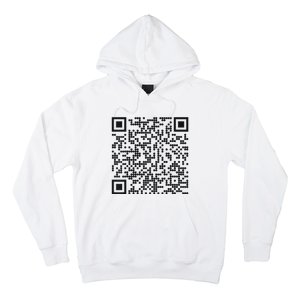 Trump Dance Qr Funny President Trump Dancing Code Hoodie