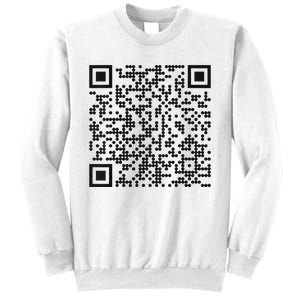 Trump Dance Qr Funny President Trump Dancing Code Sweatshirt