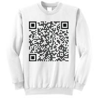 Trump Dance Qr Funny President Trump Dancing Code Sweatshirt