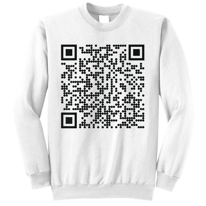 Trump Dance Qr Funny President Trump Dancing Code Sweatshirt