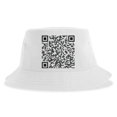 Trump Dance Qr Funny President Trump Dancing Code Sustainable Bucket Hat