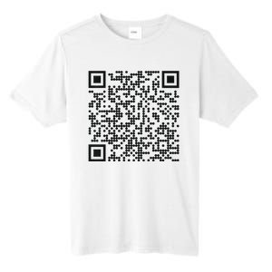 Trump Dance Qr Funny President Trump Dancing Code Tall Fusion ChromaSoft Performance T-Shirt