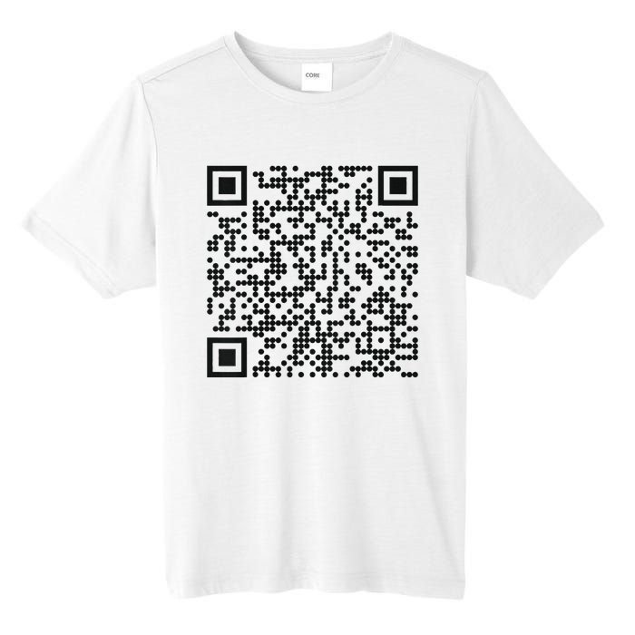 Trump Dance Qr Funny President Trump Dancing Code Tall Fusion ChromaSoft Performance T-Shirt