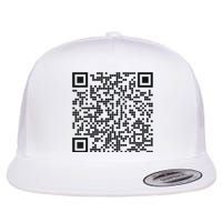 Trump Dance Qr Funny President Trump Dancing Code Flat Bill Trucker Hat