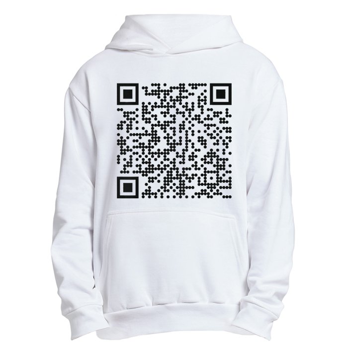 Trump Dance Qr Funny President Trump Dancing Code Urban Pullover Hoodie