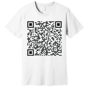 Trump Dance Qr Funny President Trump Dancing Code Premium T-Shirt