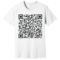 Trump Dance Qr Funny President Trump Dancing Code Premium T-Shirt