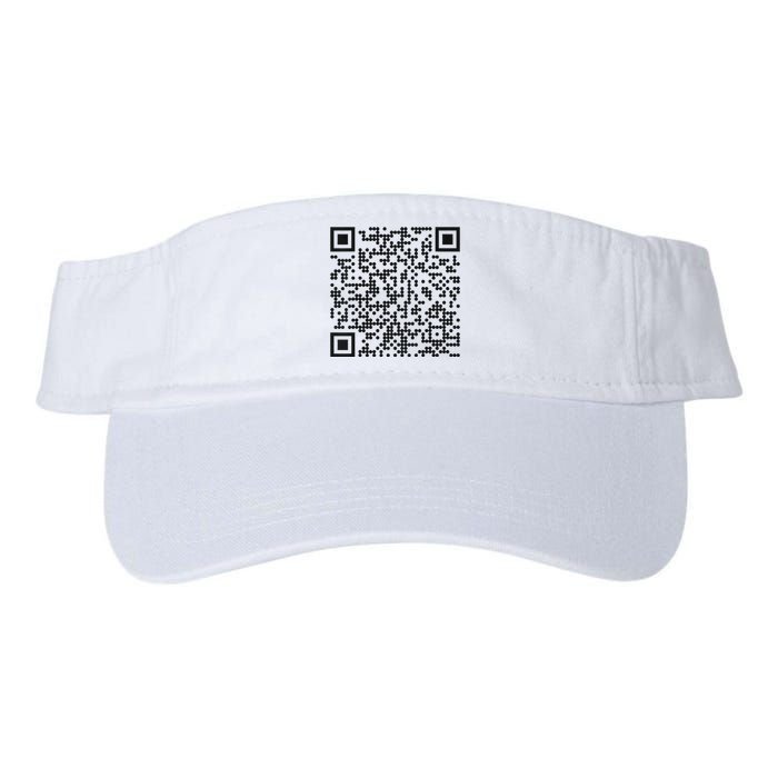 Trump Dance Qr Funny President Trump Dancing Code Valucap Bio-Washed Visor