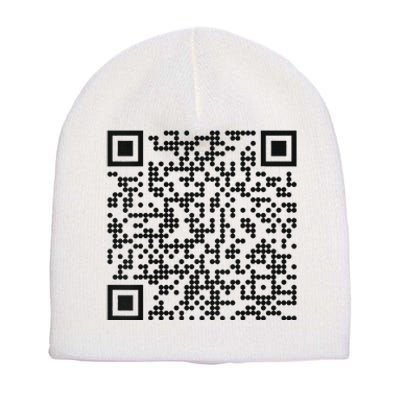 Trump Dance Qr Funny President Trump Dancing Code Short Acrylic Beanie