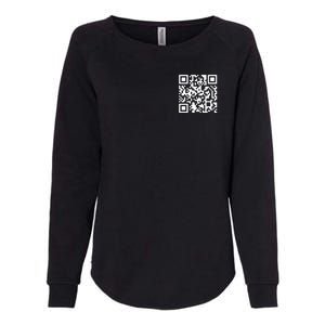 Trump Dancing Qr Code Womens California Wash Sweatshirt