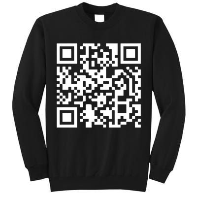 Trump Dancing Qr Code Tall Sweatshirt