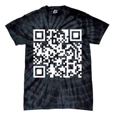 Trump Dancing Qr Code Tie-Dye T-Shirt