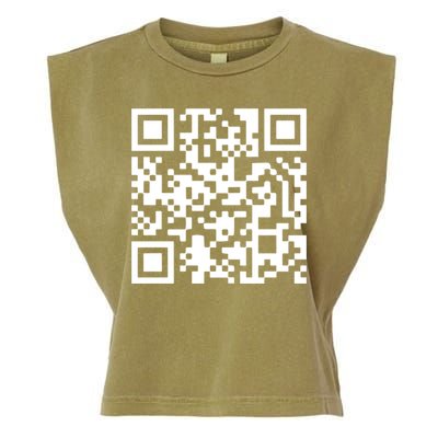 Trump Dancing Qr Code Garment-Dyed Women's Muscle Tee