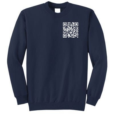 Trump Dancing Qr Code Tall Sweatshirt