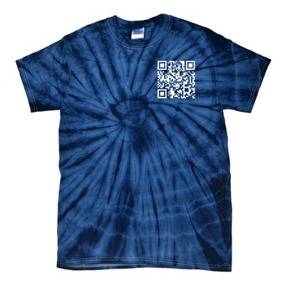 Trump Dancing Qr Code Tie-Dye T-Shirt