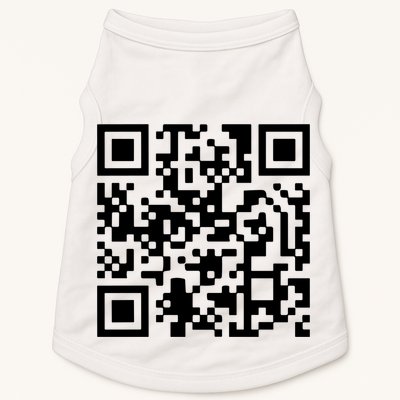 Trump Dancing Qr Code Doggie Tank