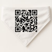 Trump Dancing Qr Code USA-Made Doggie Bandana