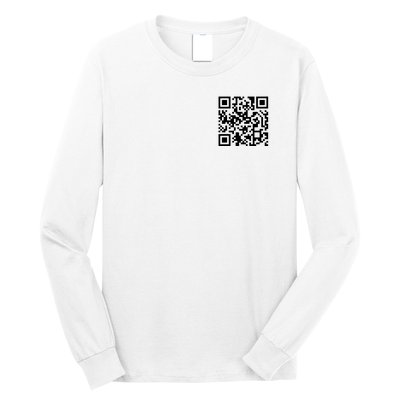 Trump Dancing Qr Code Long Sleeve Shirt