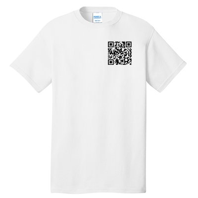 Trump Dancing Qr Code Tall T-Shirt