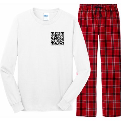 Trump Dancing Qr Code Long Sleeve Pajama Set