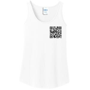 Trump Dancing Qr Code Ladies Essential Tank