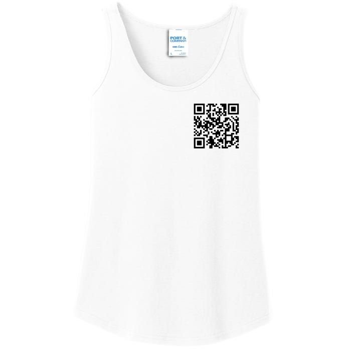 Trump Dancing Qr Code Ladies Essential Tank