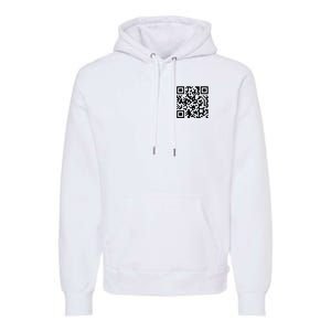 Trump Dancing Qr Code Premium Hoodie