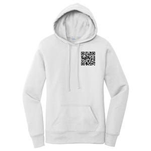 Trump Dancing Qr Code Women's Pullover Hoodie