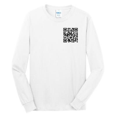 Trump Dancing Qr Code Tall Long Sleeve T-Shirt