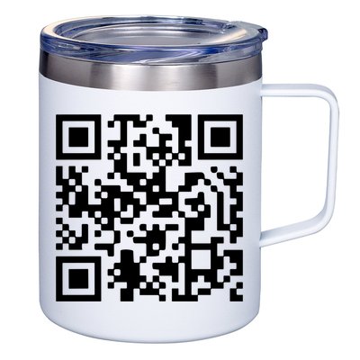 Trump Dancing Qr Code 12oz Stainless Steel Coffee Mug