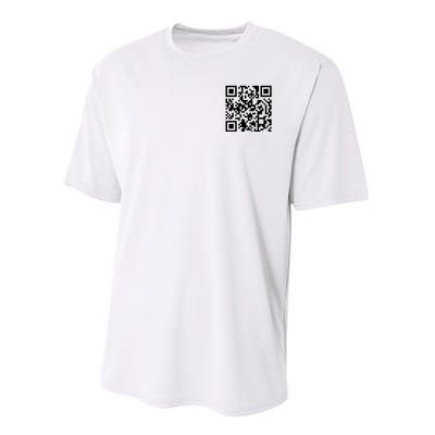 Trump Dancing Qr Code Performance Sprint T-Shirt