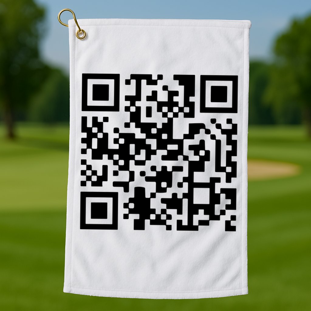 Trump Dancing Qr Code Golf Towel