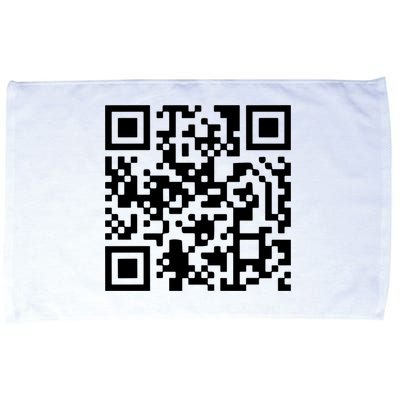 Trump Dancing Qr Code Microfiber Hand Towel