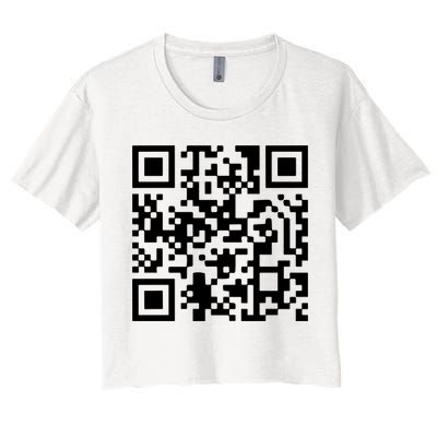 Trump Dancing Qr Code Crop Top