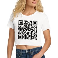 Trump Dancing Qr Code Women's Crop Top Tee