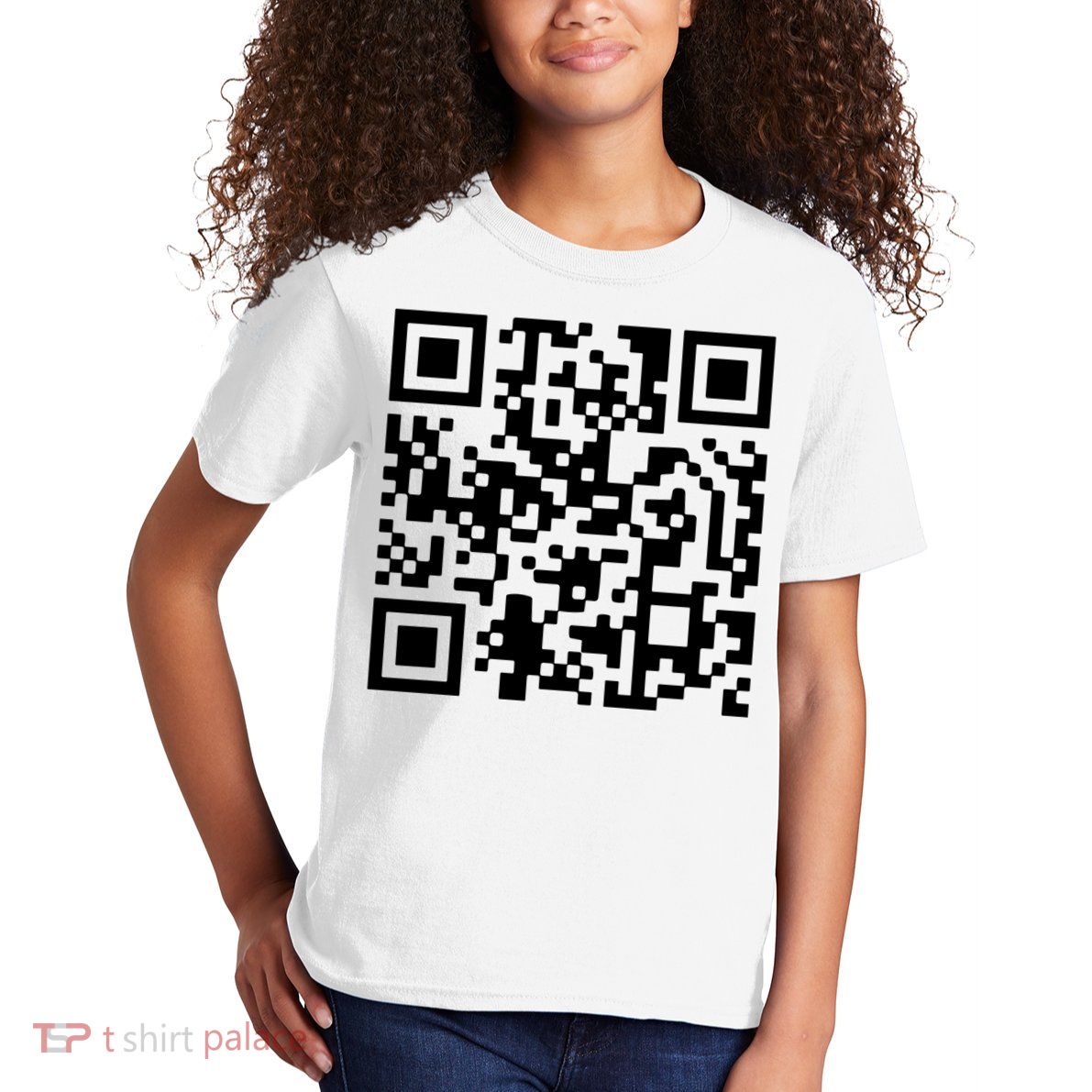 Trump Dancing Qr Code Kids T-Shirt