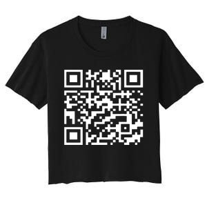 Trump Dance Qr Code Women's Crop Top Tee