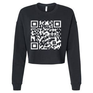 Trump Dance Qr Code Cropped Pullover Crew