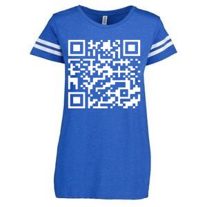 Trump Dance Qr Code Enza Ladies Jersey Football T-Shirt